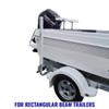 Oceansouth Boat Trailer Guide Poles - Rectangular Beams
