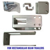 Oceansouth Boat Trailer Guide Poles - Rectangular Beams
