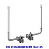 Oceansouth Boat Trailer Guide Poles - Rectangular Beams