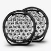 Hardkorr Bzrx Series 9 Round Driving Light Pair - 1 Lux @ 1460M Pair (Sold as a Pair and Includes Wiring Harness)