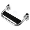 Footrest - Fold Up - Stainless Steel 20 Degree