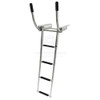 Relaxn Ladders - Under Platform Mount With Grab Rails - Telescopic - Stainless Steel
