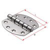 Hinges - Non Rattle Heavy Duty - Stainless Steel