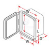 Hatches - Storage Box Can SB ASA Hinge Option