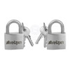 Relaxn Padlocks 99% S/Steel 50mm Standard Hasp 2 Keyed Alike