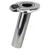 Rod Holder - 15° Streamline - Rotating - Stainless Steel