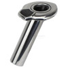 Rod Holder - 30° Streamline - Rotating - Stainless Steel