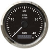 KUS Gauges - Tacho/Hour Meter Black
