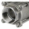 Ball Valves - 3 Piece - Stainless Steel