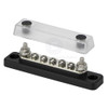 Sam Allen Relaxn Buss Bar 5 Gang with 2 Studs Screw Terminals & Clear Cover