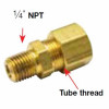 SeaStar Solutions Connector Fitting - Brass
