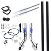 Reelax Side Mount with 4.5m Black Fibreglass Outrigger Poles