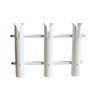 Vertical Rod and Knife Holders - White Plastic