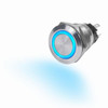 Blue Sea 10A Push Button LED Ring Switch OFF- (ON)