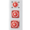 Blue Sea m-Series Mini Selector Battery Switch - Red