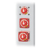 Blue Sea m-Series Dual Circuit Plus Battery Switch - Red