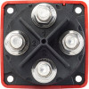 Blue Sea m-Series Dual Circuit Plus Battery Switch - Red