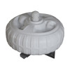 Dock Edge Dock Wheel White Inflatable