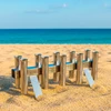 Viper Floor Mount or Mobile 10 Way Rod Rack for Mancave or Storage
