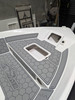 SeaDek Marine Flooring Storm Grey Over Dark Grey