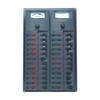 BEP 'Contour' Circuit Breaker Panels - With Analogue Meters - 24 Circuit 24V 239 x 385