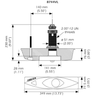 Airmar B744VL - Mix and Match 50/200kHz, 600W, Long Stem w/ Fairing block