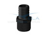 Trudesign Tail 25mm 1" BSP Long Male Thread Internal Diameter: 19mm Thread Lengt