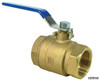 Bronze Ball Valve 1½" Length: 92mm Width: 66mm Height: 112mm Handle Radius: 160m