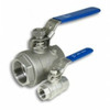 Ball Valves - Stainless Steel Thread (BSP): 3/4" Length (mm): 74 Width (mm): 42