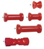 Rollers - Polyurethane - Self Centering Overall Length: 200mm / 7.8" Max. Overal