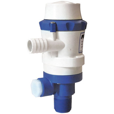 Shurflo Livewell Piranha Dual Port Blue Bottle Marine