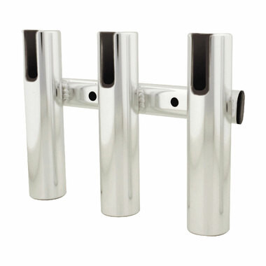 Taco Aluminium Rod Racks Rod Rack 3-Rod Aluminum Bolt On Blue