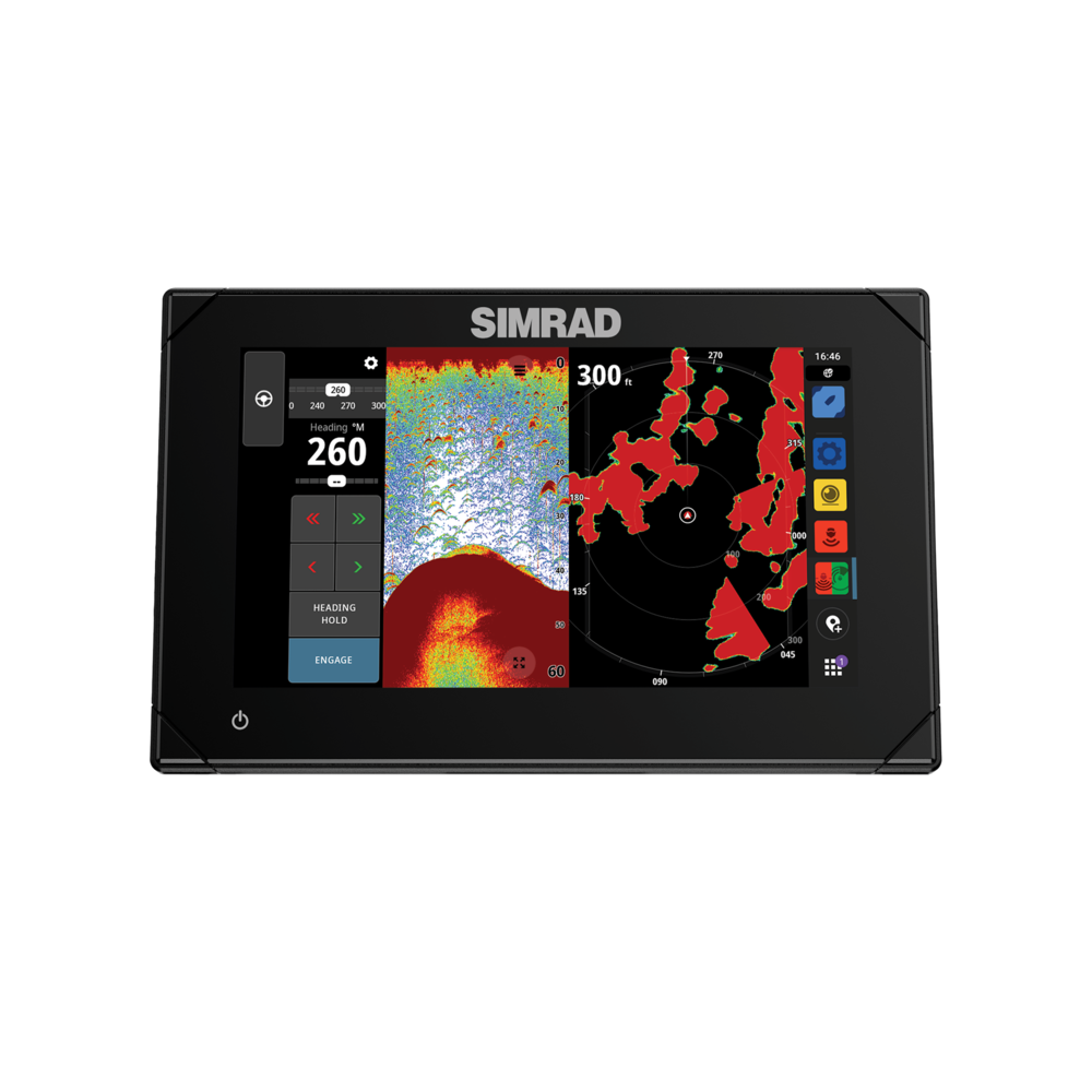 SIMRAD NSX 3009 9" Active Imaging 31 CMap Discover X Blue Bottle Marine