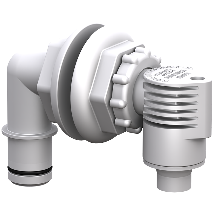 Flow-Rite PowerStream Nozzle Aerator Blue Bottle Marine