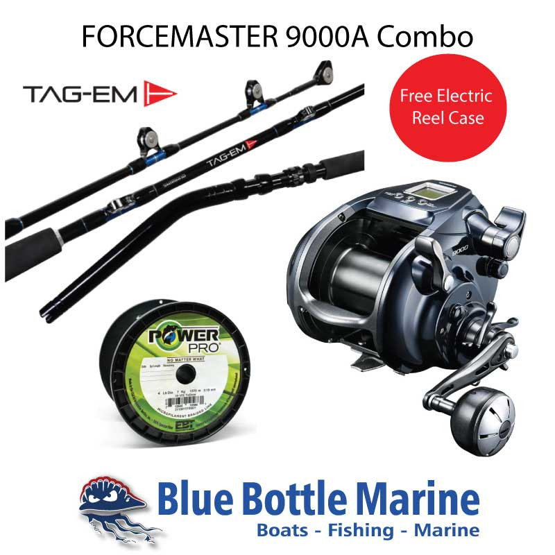 Electric Reel Combo FORCEMASTER 9000A | Blue Bottle Marine