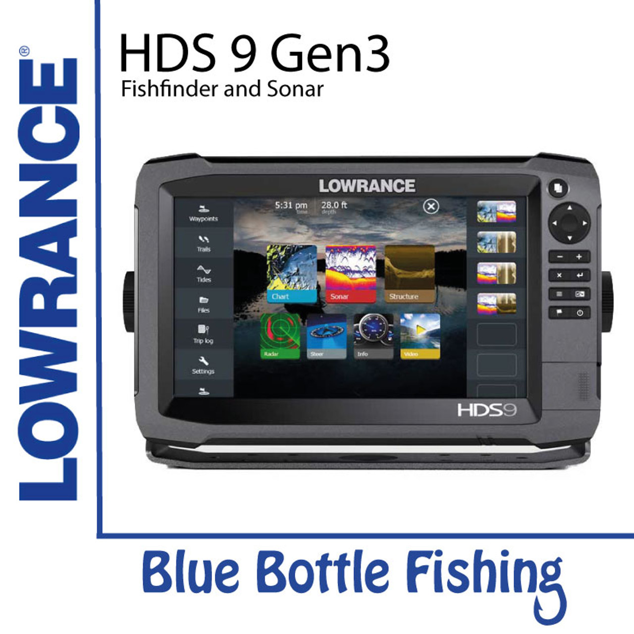 LOWRANCE HDS ９インチ HDS-9 LIVE with Active Imaging 3-in-1 | Lowrance USA