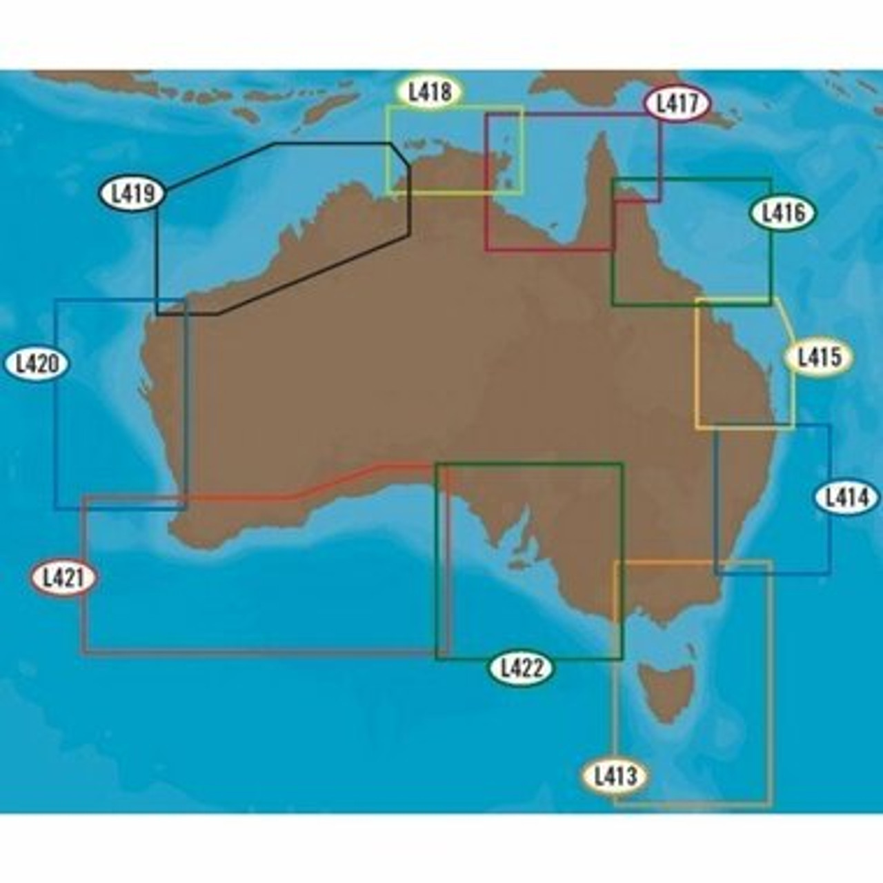 CMAP SDAU310-FISH MAP Fishing Chart - Australia East Coast