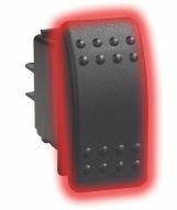 ROCKER SWITCH RED Dual LED Best Deal | Blue Bottle Marine