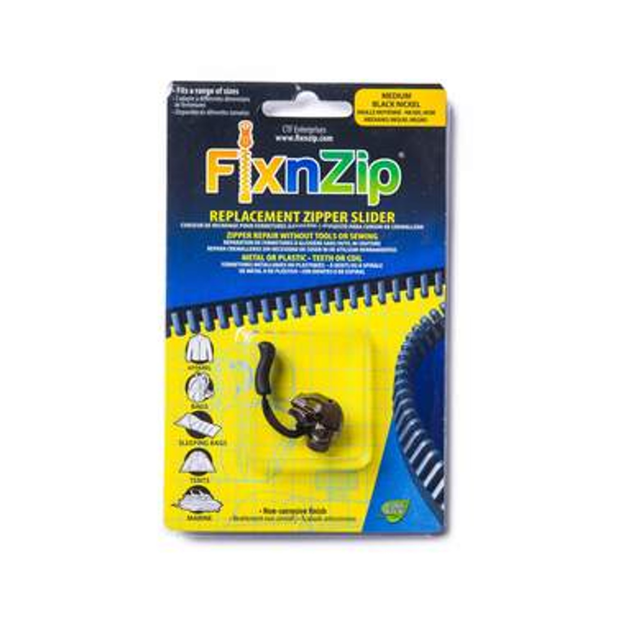 Fixnzip Fix N Zip, Black, Large