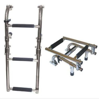 Stainless Boarding Ladder Narrow Best Deal Blue Bottle Marine