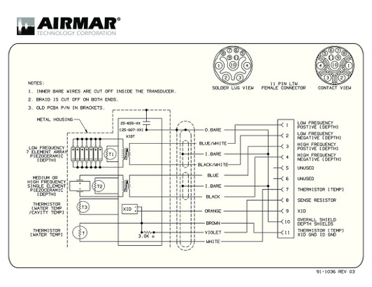 airmar wiring diagram b265lh b265lm best deal  blue bottle