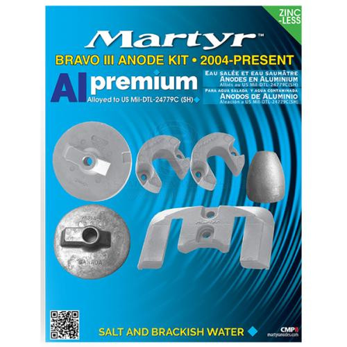 Anode Kit Alloy Sterndrive Mercury Bravo Gen 3 2004+
