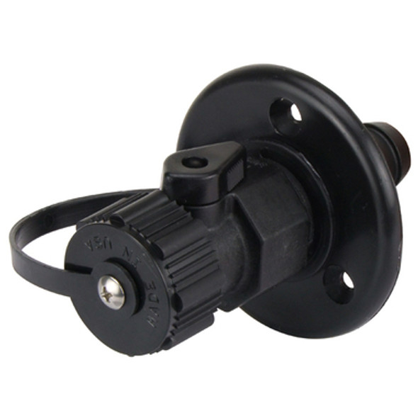 Deck Wash Outlet W/Shut Off Tap - Plastic