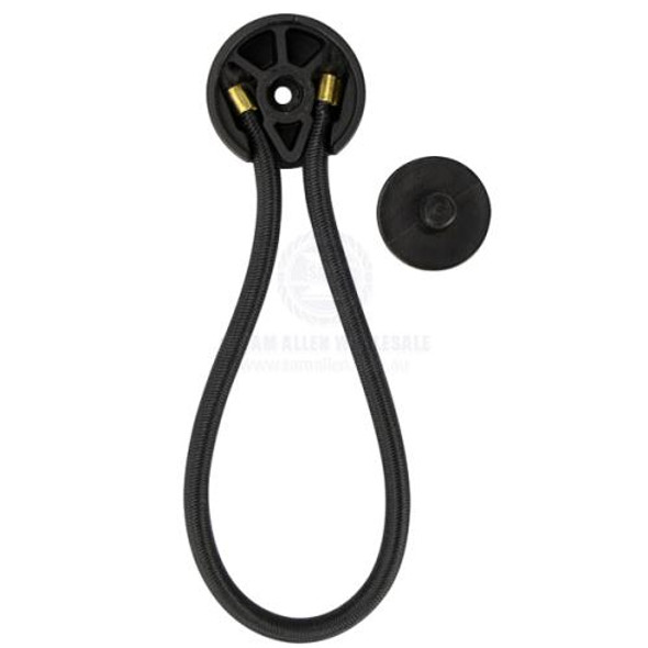 Shock Cord Stretch Loops - Canvas Black