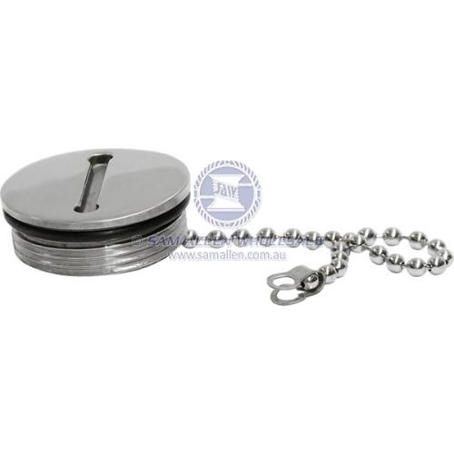 Deck Fillers - Replacement Caps BSP - Stainless Steel