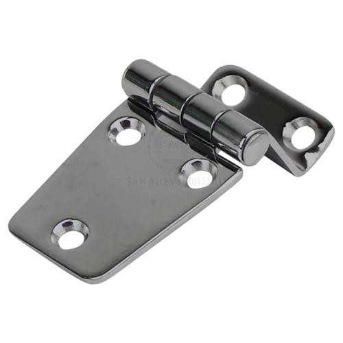 Hinge 304G Stamped S/Steel Strap 19mm Offset 68 x 40mm Uneven Split - Pair