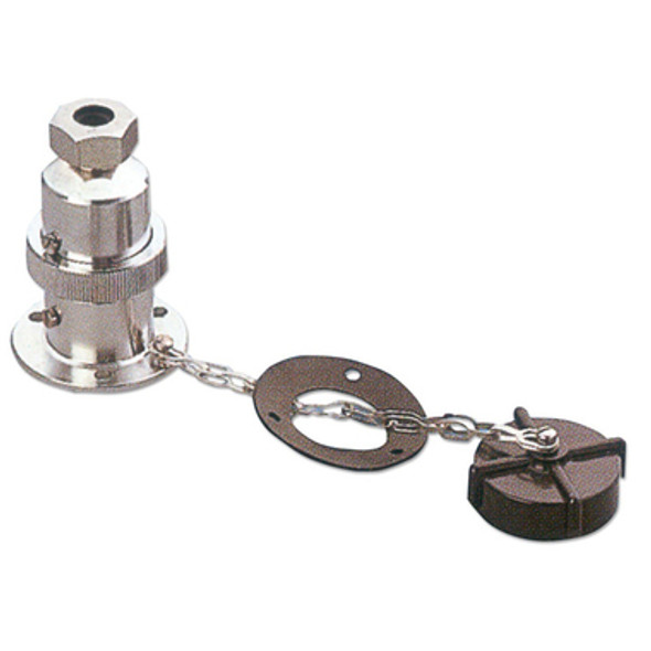 Chrome Plated Brass Connector 3 Pins 12V/24V Chrome Plated Brass Connector 3 Pins 12V/24V