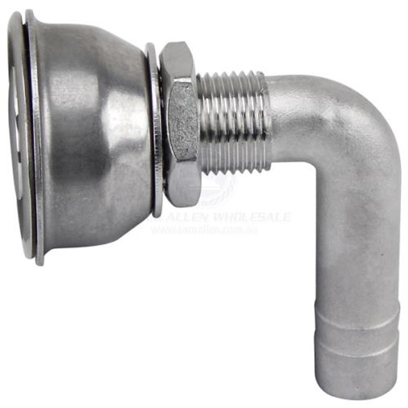Stainless Steel ReceStainless Steel Flush Breather Down Bend Down 16mm