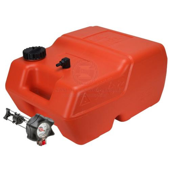 Can-SB Outboard Fuel Tank Portable Polyethylene 24L Include Cap With Gauge