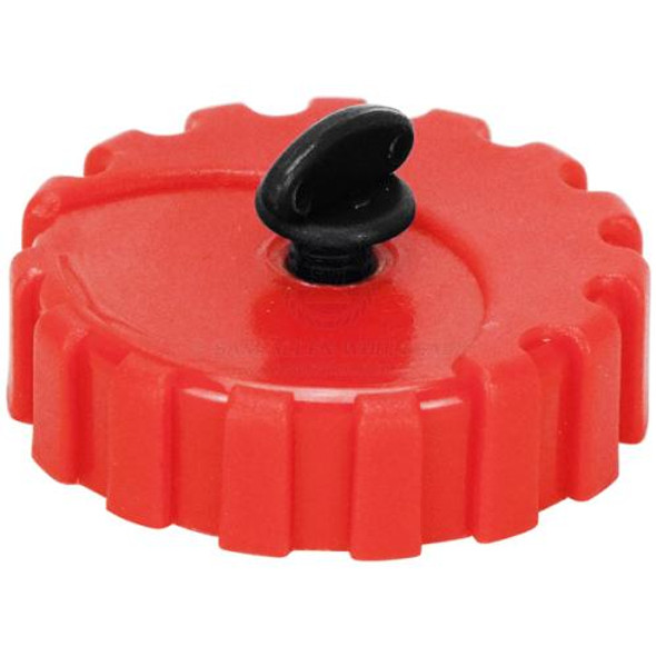 Replacement Red Nylon Cap 1-1/2 BSP With Breather Suit Can-SB Tanks